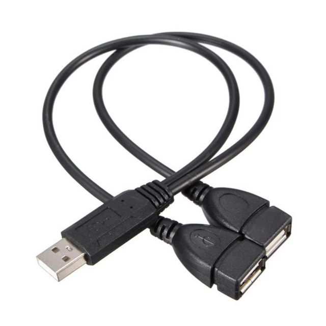 Alt view image 7 of 12 - 2 In 1 Usb2.0 Extension Cable Male To Female USB Data Cable Charging Cable for Hard Disk Network Card Connection