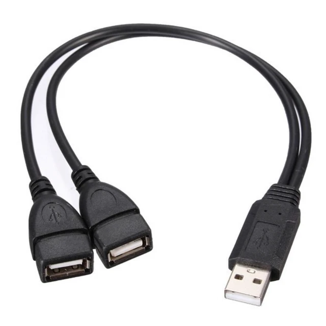 Alt view image 11 of 12 - 2 In 1 Usb2.0 Extension Cable Male To Female USB Data Cable Charging Cable for Hard Disk Network Card Connection