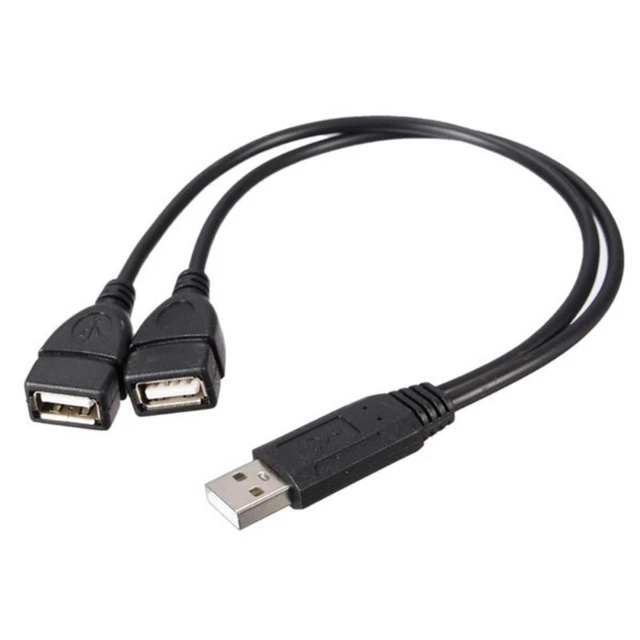 Alt view image 12 of 12 - 2 In 1 Usb2.0 Extension Cable Male To Female USB Data Cable Charging Cable for Hard Disk Network Card Connection