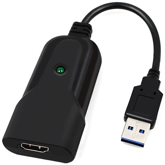 Alt view image 10 of 14 - Capture Card HD to USB Game Capture Card Device Recorder Support HD Video 1080P Video Capture Card for TV PC PS4 Game