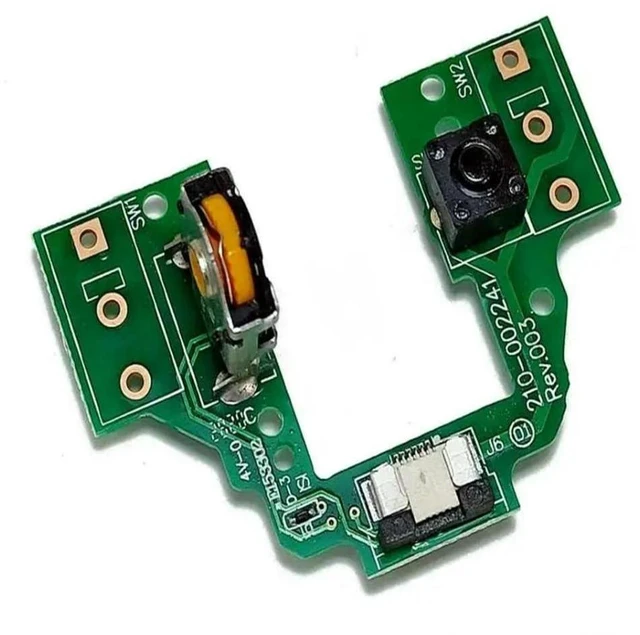 Alt view image 2 of 2 - for Mouse Upper Motherboard Micro Switch Button Board W Dustproof Micro Switch for G Pro X Gaming Mouse