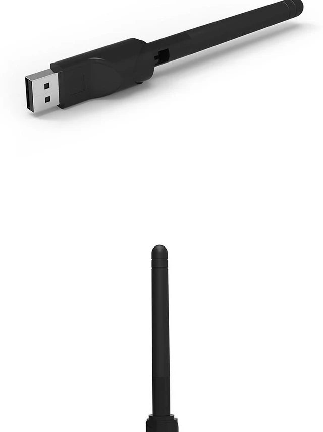 Alt view image 8 of 10 - Ralink RT5370 USB 2.0 150mbps WiFi Wireless Network Card 802.11 B/g/n LAN Adapter With Rotatable Antenna Black