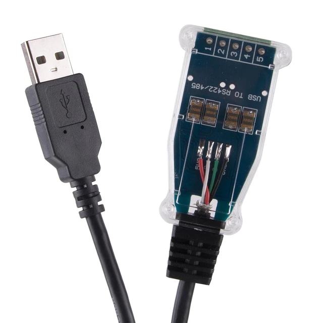 Alt view image 9 of 12 - USB to RS485-RS422 Converter Adapter Cable with CH340B Serial Chip Module