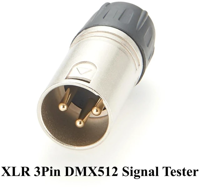 Alt view image 9 of 14 - DMX512 Signal Tester XLR 3Pin DMX512 Cable Tester DMX Signal Line Fault Test Tool for Stage Lighting, Moving Head, Beam lights (3Pin)