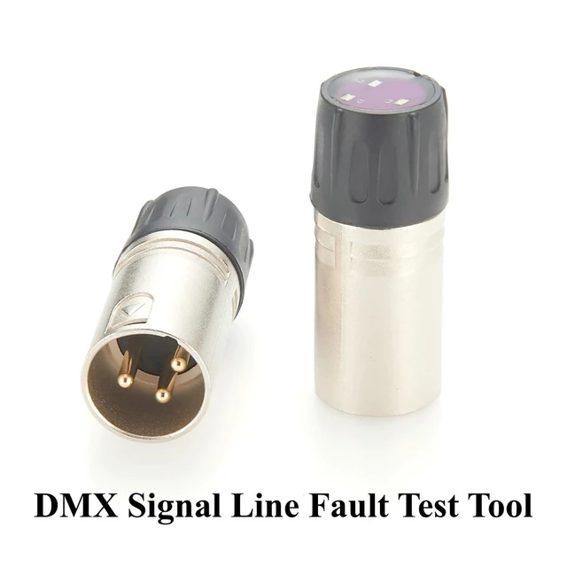 Alt view image 12 of 14 - DMX512 Signal Tester XLR 3Pin DMX512 Cable Tester DMX Signal Line Fault Test Tool for Stage Lighting, Moving Head, Beam lights (3Pin)