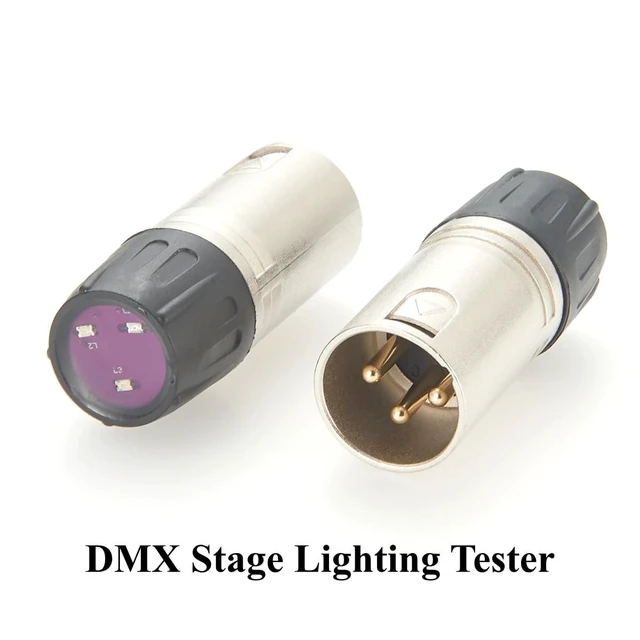 Alt view image 13 of 14 - DMX512 Signal Tester XLR 3Pin DMX512 Cable Tester DMX Signal Line Fault Test Tool for Stage Lighting, Moving Head, Beam lights (3Pin)
