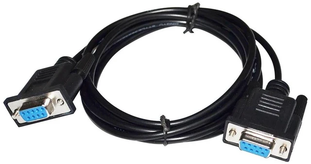 Alt view image 7 of 10 - RS232 D-SUB 9 PIN DB9 FEMALE TO FEMALE ADAPTER PLC PROGRAMMING GT01-C30R2-9S CABLE FOR MITSUBISHI GT11/GT15 TOUCH SCREEN TO PC (1.8M Length)