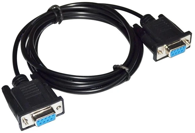 Alt view image 8 of 10 - RS232 D-SUB 9 PIN DB9 FEMALE TO FEMALE ADAPTER PLC PROGRAMMING GT01-C30R2-9S CABLE FOR MITSUBISHI GT11/GT15 TOUCH SCREEN TO PC (1.8M Length)