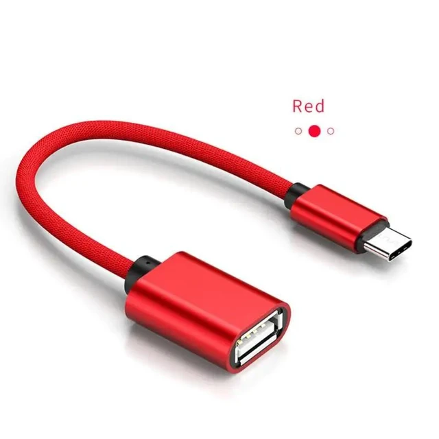 Alt view image 8 of 10 - OTG Adapter Cable USB 3.1 Type C Male To USB 3.0 A Female OTG Cord Adapter For Redmi Note 5 S6 Tablet