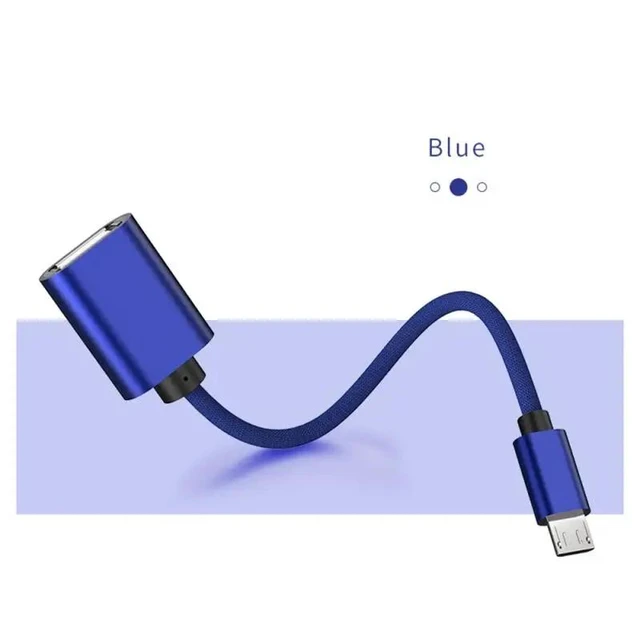 Alt view image 9 of 10 - OTG Adapter Cable USB 3.1 Type C Male To USB 3.0 A Female OTG Cord Adapter For Redmi Note 5 S6 Tablet