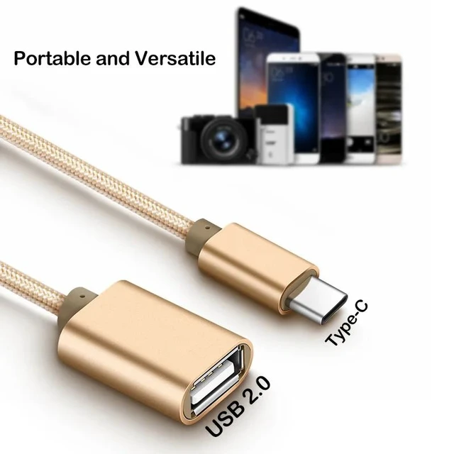 Alt view image 9 of 10 - OTG Adapter Cable for Realme 6i 6 5 Pro X50 Pro 5G Q X XT X2 Pro Type C USB OTG Cable Connector Phone Converter
