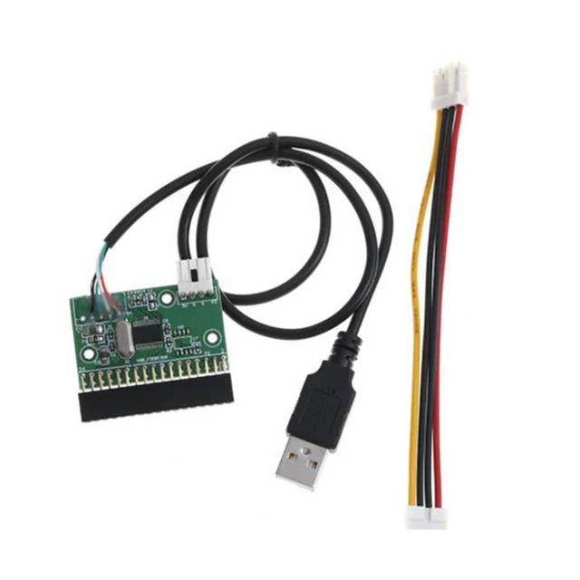 Alt view image 2 of 2 - 1pc 3.5" Floppy Drive Connector 34 PIN 34P To USB Cable Adapter PCB Board