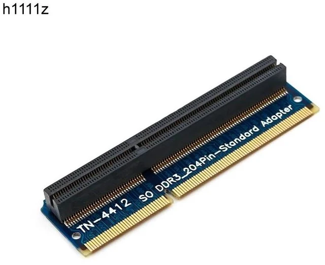 Alt view image 13 of 13 - DDR3 SO DIMM to Desktop Adapter SO DIMM DDR3 Memory RAM Adapter Card 204Pin Standard Slot Memory Tester Computer Components