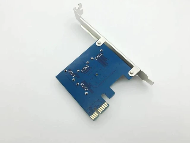Alt view image 12 of 12 - PCI-E 1X to 4 PCI-E 16X Slots Riser Card External Adapter PCI-E 1 to 4 Port Card Multiplier Riser Card for Bitcoin Miner Machine