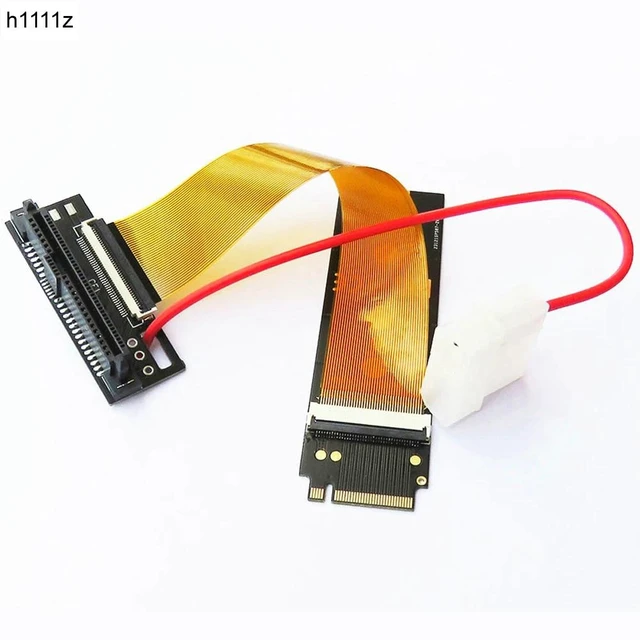 Alt view image 6 of 10 - U.2 Interface U.2 to M.2 NVMe NGFF Key M key-M M2 Adapter Riser Card Converter FPC Extender Cable For 2.5" NVMe U.2 SFF-8639 SSD