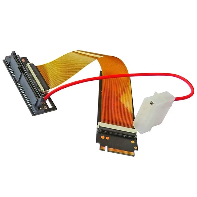 Alt view image 10 of 10 - U.2 Interface U.2 to M.2 NVMe NGFF Key M key-M M2 Adapter Riser Card Converter FPC Extender Cable For 2.5" NVMe U.2 SFF-8639 SSD