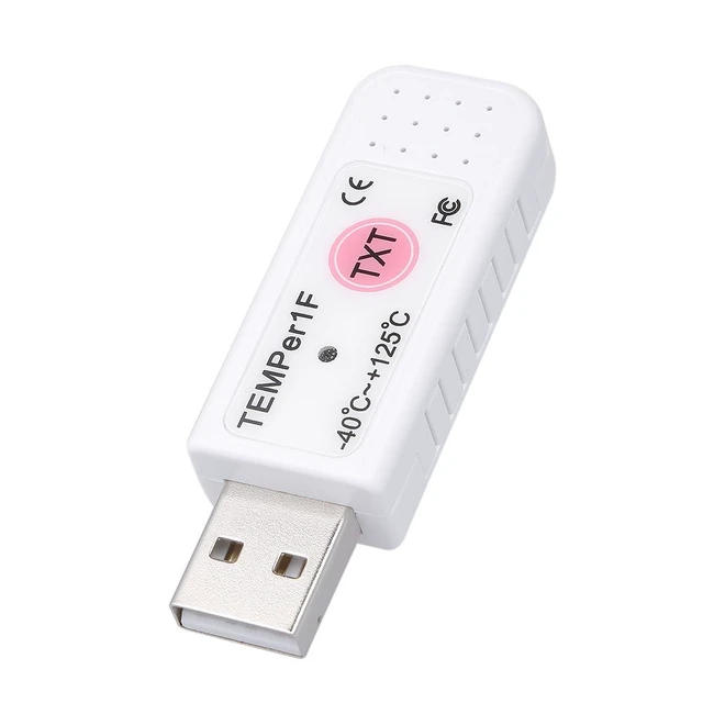 Alt view image 8 of 14 - PC Sensor USB Thermometer Temperature Sensor Data Logger Recorder for PC Laptop White