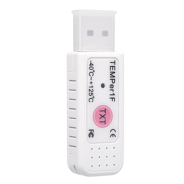 Alt view image 13 of 14 - PC Sensor USB Thermometer Temperature Sensor Data Logger Recorder for PC Laptop White
