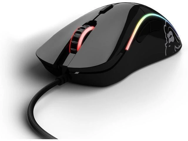 Alt view image 10 of 14 - Glorious Gaming Mouse - Glorious Model D Honeycomb Mouse - Superlight RGB PC Mouse - 68 g - Glossy Black Wired Mouse
