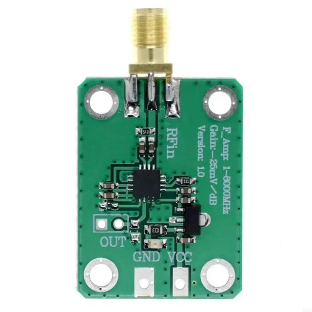Alt view image 4 of 6 - Logarithmic Power Meter RF Power Detection 1-8000Mhz Power Meter Logarithmic Detector Controller for Amplifier