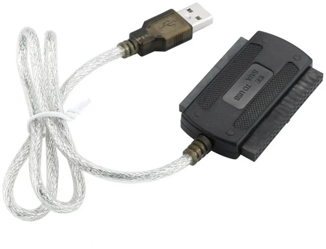 Alt view image 8 of 10 - Cables 2.5/3.5 SATA/IDE To USB 2.0 Adapter Converter Cable For Hard Disk Drive CD DVD ROM