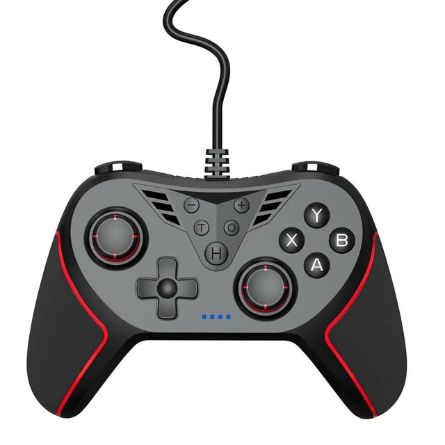 Alt view image 4 of 6 - USB Wired Gamepad Controller 2m Cable Gamepad Joystick Wired Game Controller for Nintendo Switch Console PC XP/7/8/10