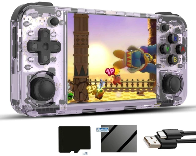 Alt view image 8 of 14 - rg35xx h Retro Game Emulator Anbernic 35xxh with a 64G Card Pre-Loaded Games rg35xxh 3.5'' IPS Screen Supports 5G WiFi Bluetooth HDMI and TV Output