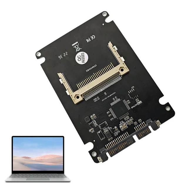 Alt view image 13 of 14 - CF 50Pin To 2.5 SATA 22Pin Hard Drive Converter Support CF I/II CF To 2.5/3.5inch SATA Adapter Card for Desktop Laptop