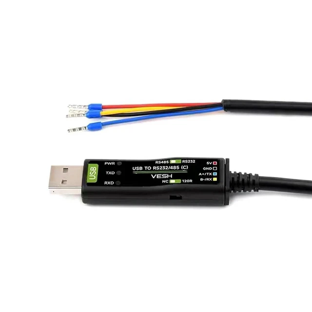 Alt view image 5 of 8 - USB to RS232/485 4pin Serial Cable Onboard Power Signal Indicator FT232RNL Multi Systems Support