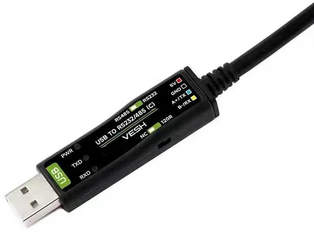 Alt view image 7 of 8 - USB to RS232/485 4pin Serial Cable Onboard Power Signal Indicator FT232RNL Multi Systems Support