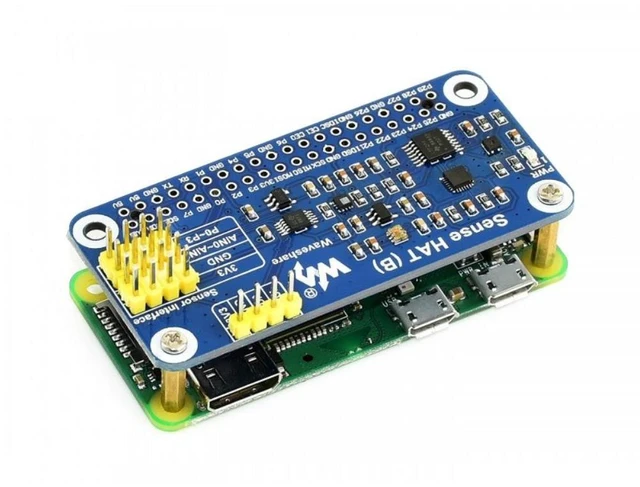 Alt view image 8 of 8 - Waveshare Sense HAT (B) for Raspberry Pi, Onboard Multi Powerful Sensors, Supports External Sensors