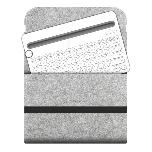 Alt view image 10 of 12 - Keyboard for CASE Storage Bag For K380 K480 Wireless Keyboard Sleeve Protector(A52B13AC802689-LG-38)