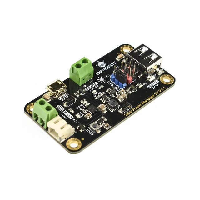 Alt view image 7 of 10 - 900mA MPPT Solar Panel Controller - Solar Power Manager Module for 5V Solar Panel - Support Solar and USB Charging