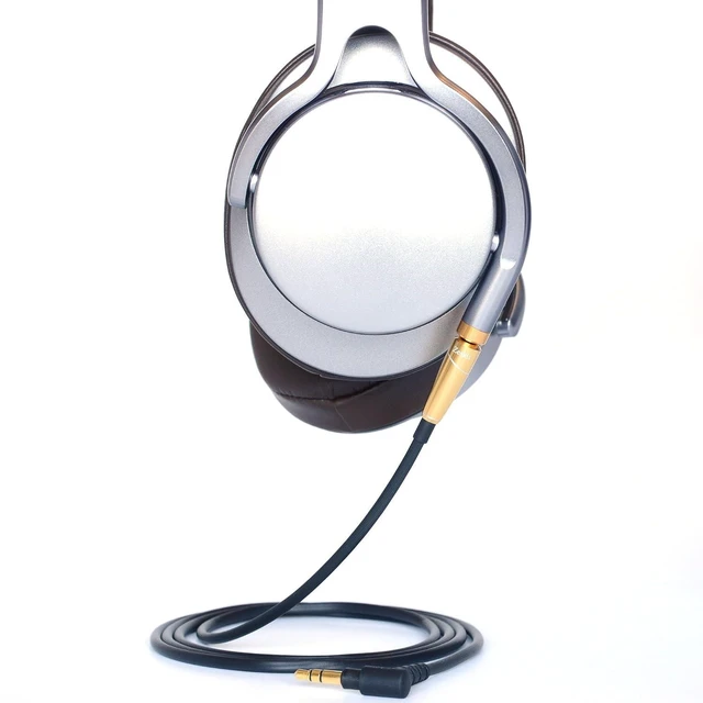 Alt view image 12 of 14 - 3.5mm Jack Stereo Audio Cable with Silver Plated Copper Conductors for Lossless Audio, for Speakers Headphones AUX Audio Recording (Gold)