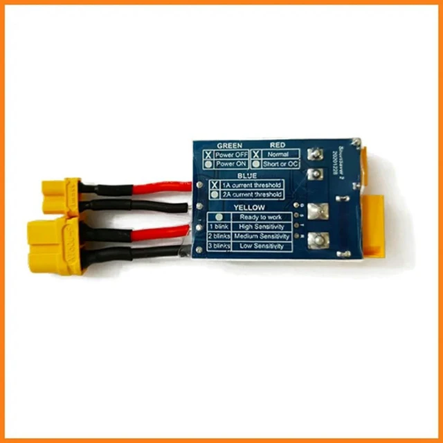 Alt view image 8 of 8 - Shortsaver2 Shortsaver V2 Anti-Short Circuit Protector Power Button Switch Electronic Fuse To Prevent Short-Circuit Over-Cu