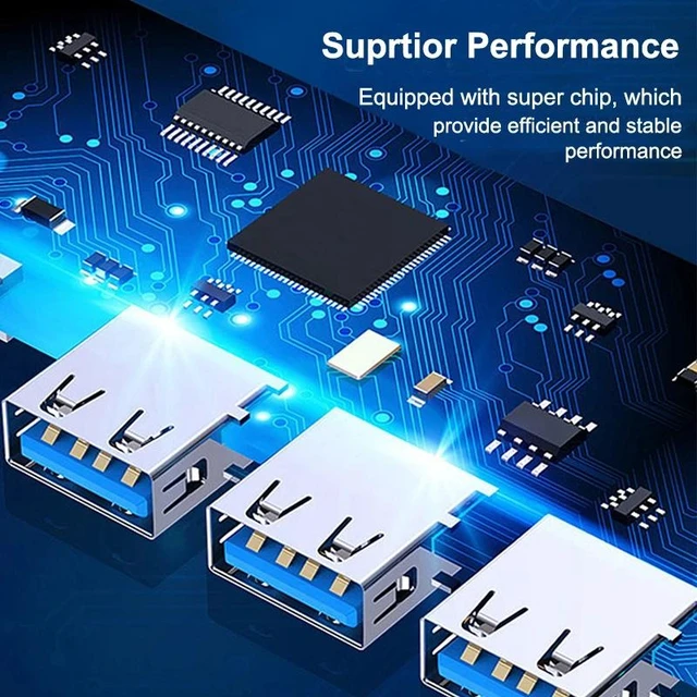 Alt view image 12 of 12 - USB C HUB 3.0 Type C 3.1 4 Port Multi Splitter Adapter OTG For Xiaomi Lenovo Macbook Pro 13 15 Air Pro PC Computer Accessorieswhite-Type C 3.1Silver