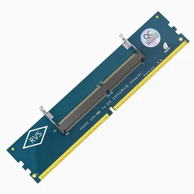 Alt view image 8 of 10 - DDR5 notebook memory slot to DDR5 desktop adapter card SO DDR5 to DDR5 HF version