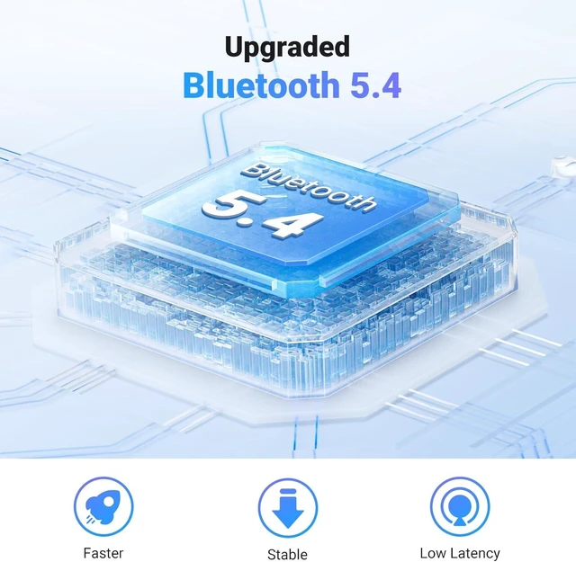 Alt view image 9 of 14 - Airplane Bluetooth 5.4 Transmitter Receiver for 2 Airpods or Headphones Airplane Travel Essentials 2-in-1 Wireless Bluetooth Adapter 3.5MM AUX Jack Adapter on Flight TV Car Stereo