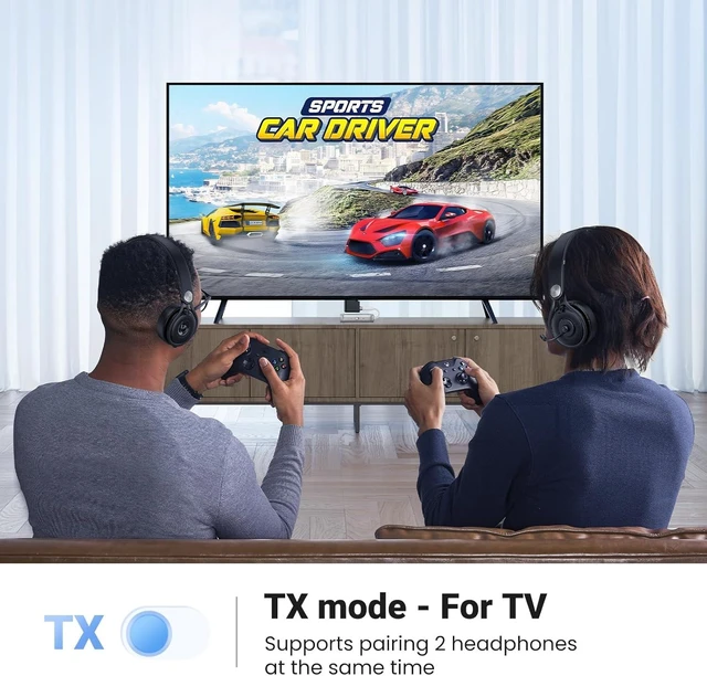 Alt view image 13 of 14 - Airplane Bluetooth 5.4 Transmitter Receiver for 2 Airpods or Headphones Airplane Travel Essentials 2-in-1 Wireless Bluetooth Adapter 3.5MM AUX Jack Adapter on Flight TV Car Stereo