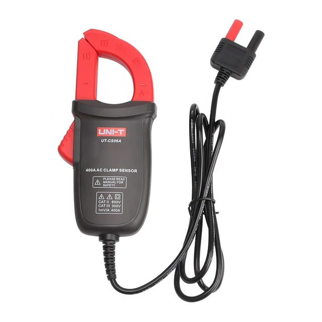 Alt view image 8 of 14 - UT-CS06A 400A AC Current Clamp Sensor; Multimeter Sensor for UT61E+ UT196 UT139C UT117C UT136B+ Option Current clamp