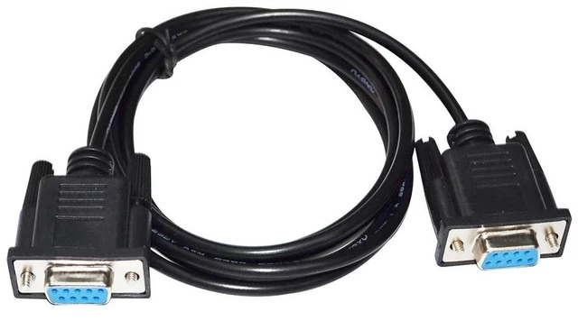 Alt view image 6 of 10 - RS232 D-SUB 9 PIN DB9 FEMALE TO FEMALE ADAPTER PLC PROGRAMMING GT01-C30R2-9S CABLE FOR MITSUBISHI GT11/GT15 TOUCH SCREEN TO PC (1.8M Length)