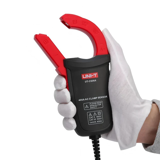 Alt view image 12 of 14 - UT-CS06A 400A AC Current Clamp Sensor; Multimeter Sensor for UT61E+ UT196 UT139C UT117C UT136B+ Option Current clamp