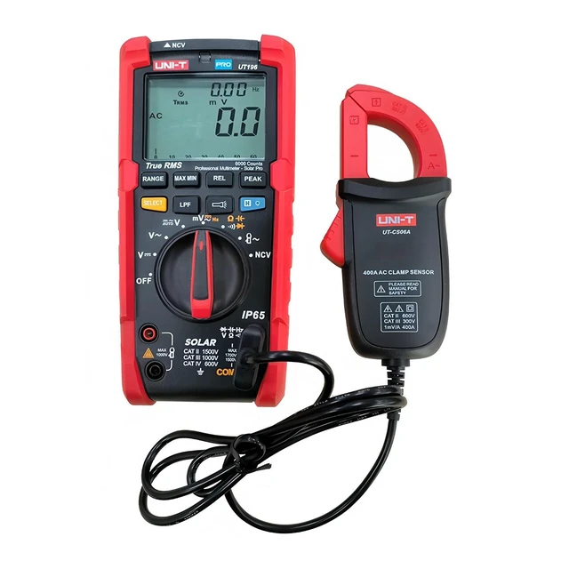 Alt view image 13 of 14 - UT-CS06A 400A AC Current Clamp Sensor; Multimeter Sensor for UT61E+ UT196 UT139C UT117C UT136B+ Option Current clamp