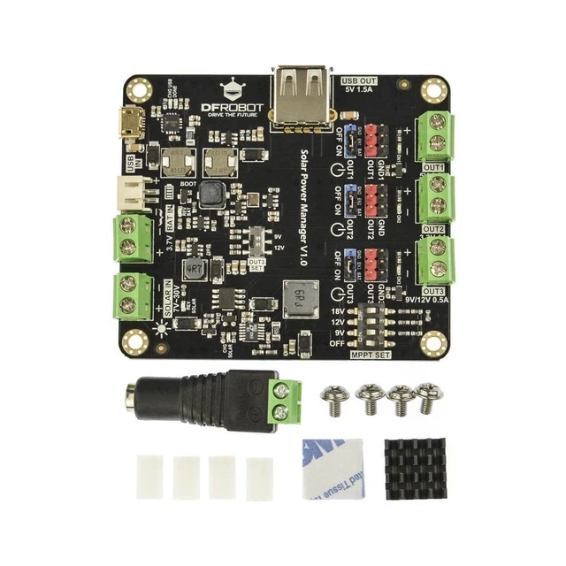 Alt view image 7 of 10 - Solar Power Manager (for 9V/12V/18V Solar Panel)
