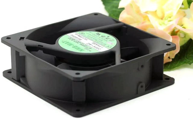 Alt view image 2 of 5 - NEW NMB-MAT 4715PS-20T-B30 200V 14/13W 12038 aluminum frame suitable for 220V industrial case cooling fan