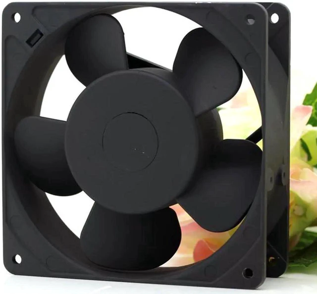 Alt view image 3 of 5 - NEW NMB-MAT 4715PS-20T-B30 200V 14/13W 12038 aluminum frame suitable for 220V industrial case cooling fan
