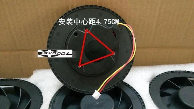 Alt view image 2 of 4 - Diameter 12cm Round Cooling Fan 12V Delefun Air Purifier Silent Fan Adjustable Power Supply w/controller