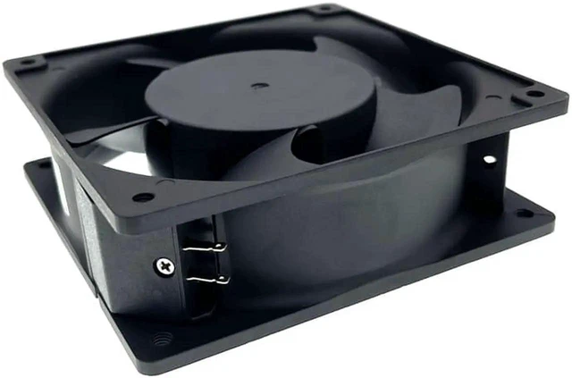 Alt view image 2 of 5 - 220V Fan Metal NEW Suntronix SANJUN SJ1238HA2 120mm 12cm 12038 220V 240V 0.13A 12038 Metal Fan Leaf Impeller Axial Cooling Fan
