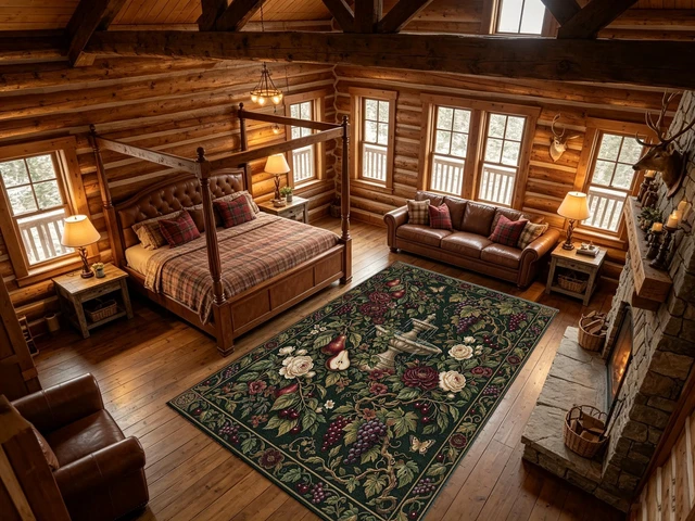 Alt view image 5 of 7 - Vintage Dark Floral Print Washable Rectangle Area Rug, Decorative Indoor Floor Carpet for Living Room Bedroom Dining Room, Multiple Sizes 6x10,6x8,5x7,4x6,3x5