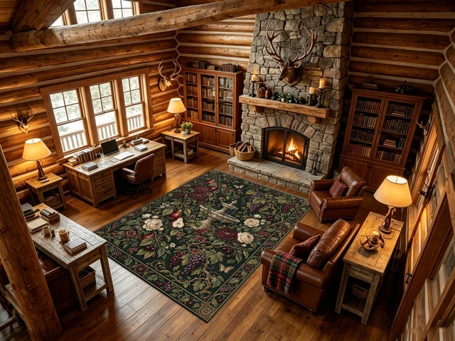 Main image of Vintage Dark Floral Print Washable Rectangle Area Rug, Decorative Indoor Floor Carpet for Living Room Bedroom Dining Room, Multiple Sizes 6x10,6x8,5x7,4x6,3x5